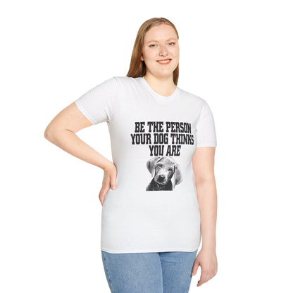 Dog Lover Quote T-Shirt Unisex Pet Owner Gift Casual Tee