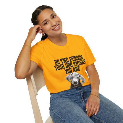 Dog Lover Quote T-Shirt Unisex Pet Owner Gift Casual Tee