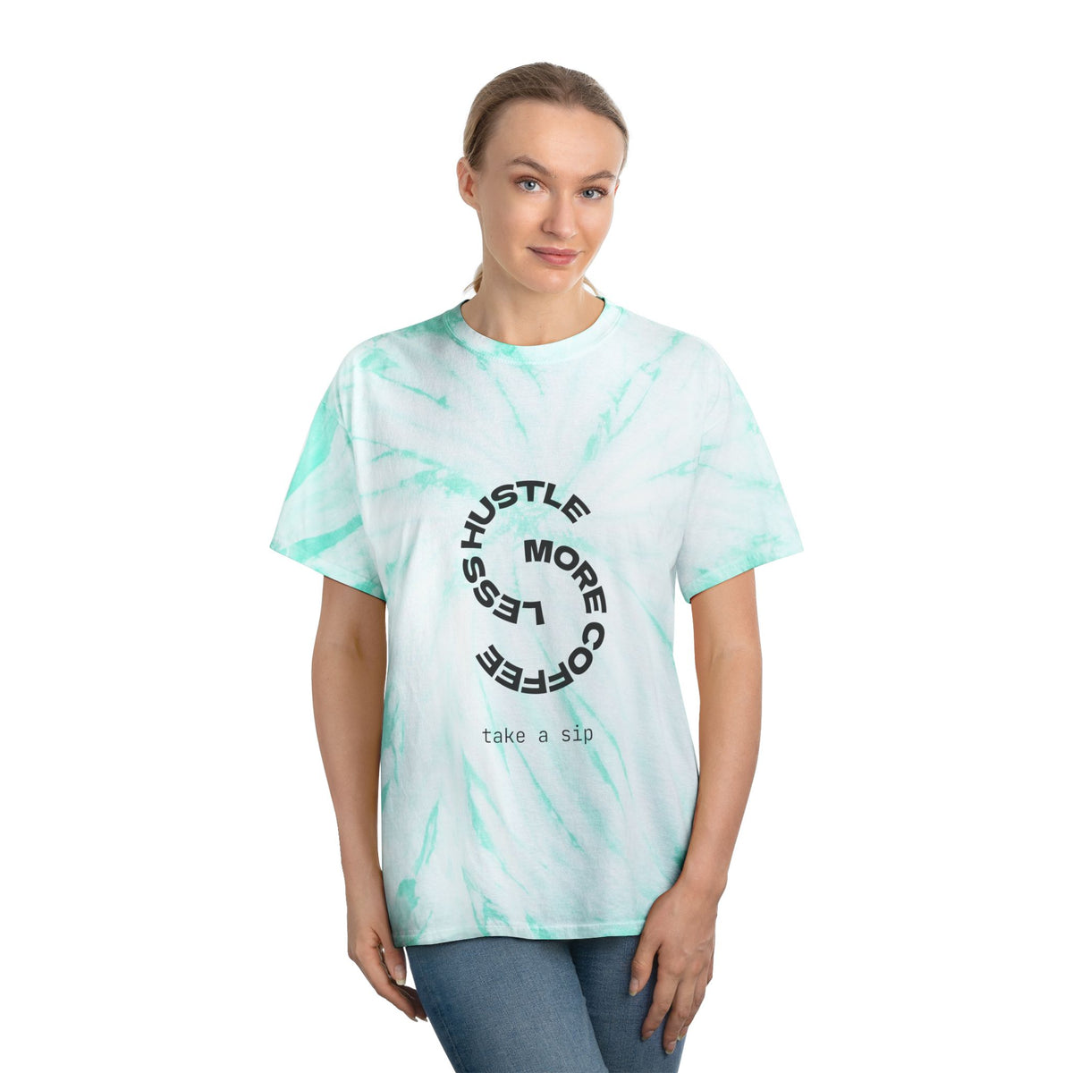 Tie Dye Cyclone T-Shirt 100% Cotton Groovy Retro Unisex Tee