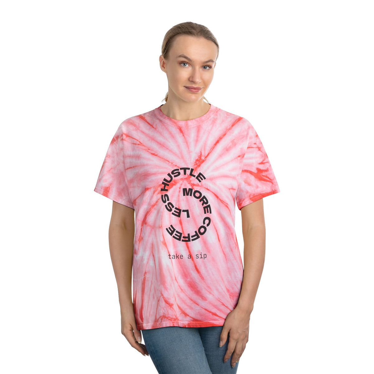 Tie Dye Cyclone T-Shirt 100% Cotton Groovy Retro Unisex Tee