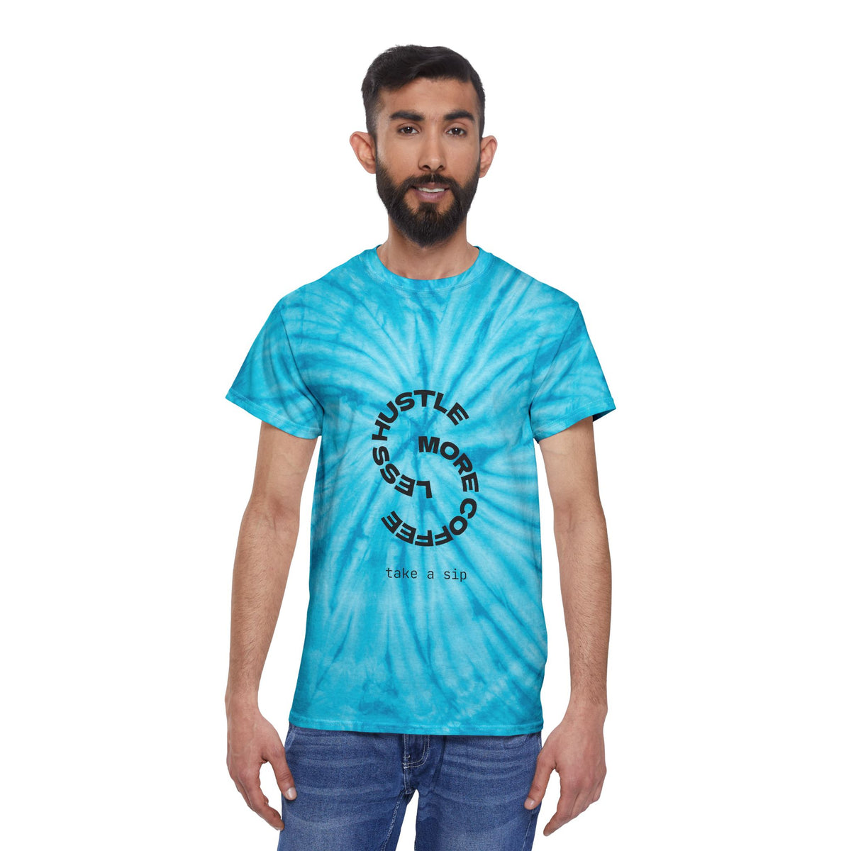 Tie Dye Cyclone T-Shirt 100% Cotton Groovy Retro Unisex Tee