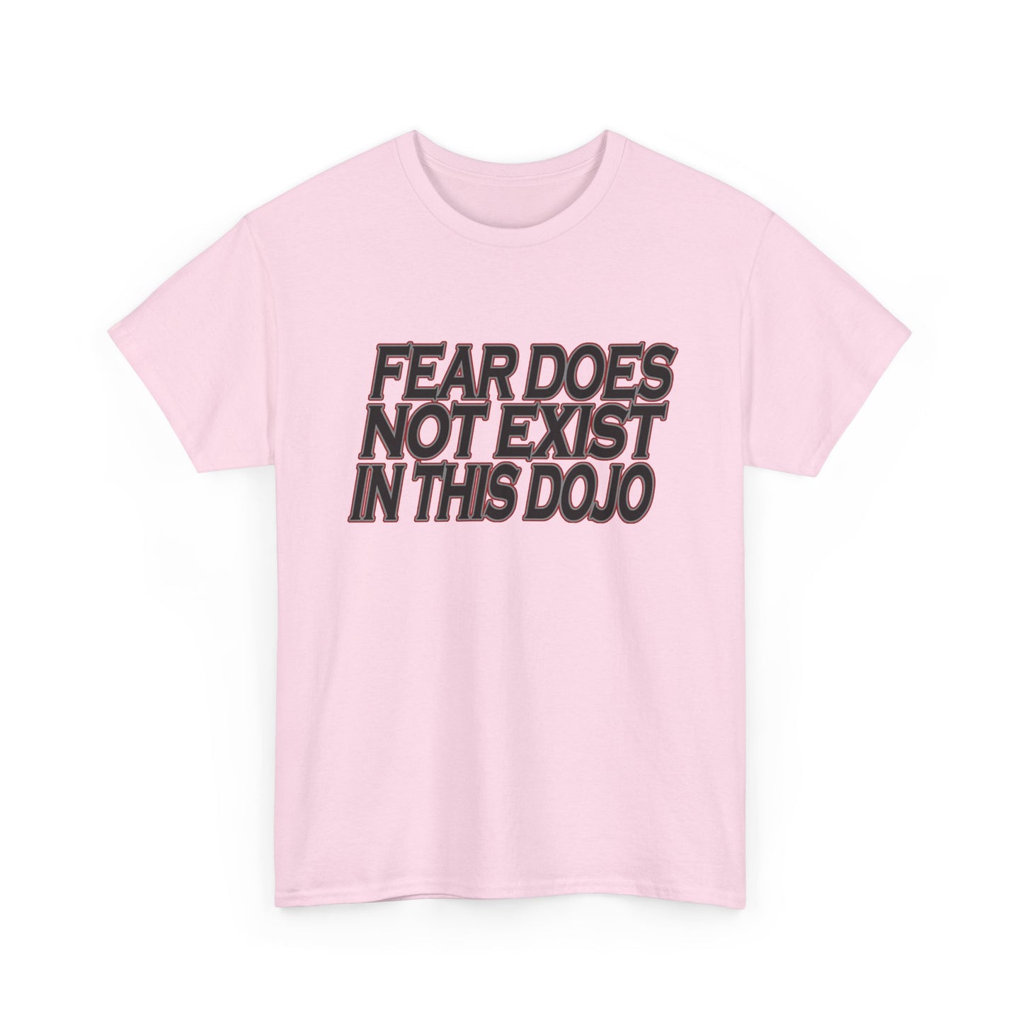 Fear Does Not Exist Tee Motivational Unisex Graphic Dojo T-Shirt