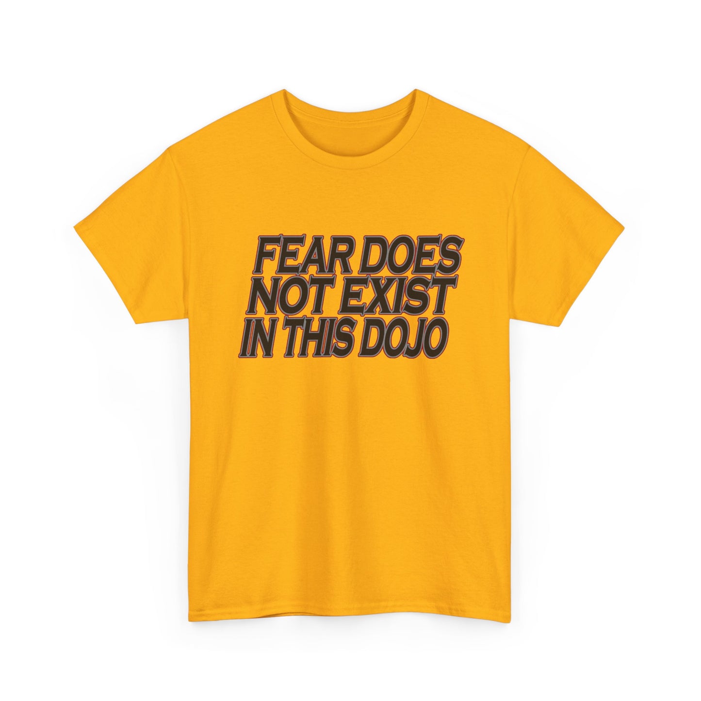 Fear Does Not Exist Tee Motivational Unisex Graphic Dojo T-Shirt