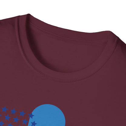 Patriotic USA Flag T-Shirt Unisex 4th of July Cotton Casual Tee